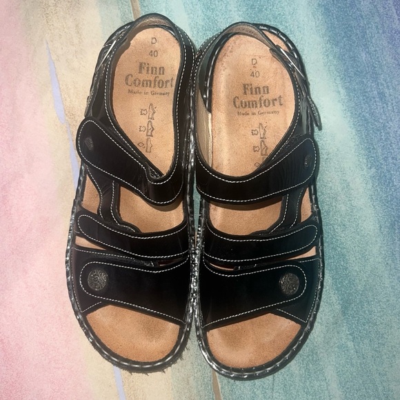 Finn Comfort women's gomera sandal in ATLANTIC size US 9 / EU 40 - Picture 5 of 10